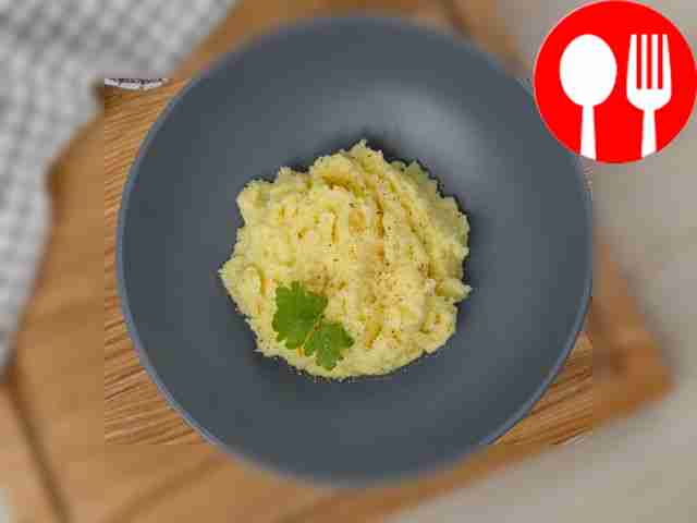 Картофельное пюре с майонезом