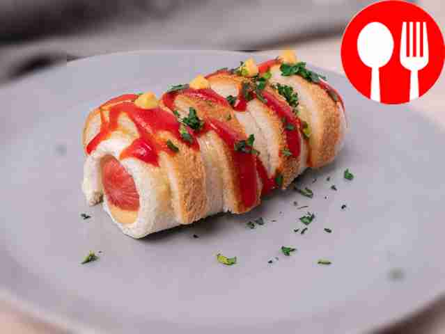 Сосиски в хлебе для тостов