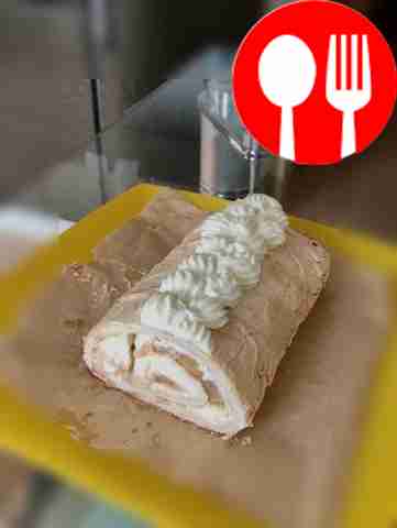 Меренговый рулет для праздничного стола