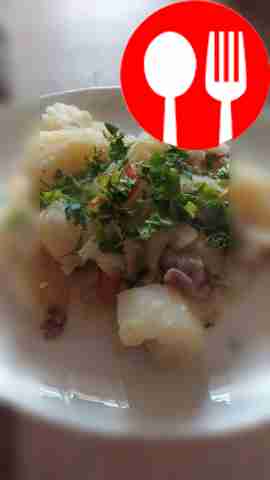 Family vegetable stew with minced meat