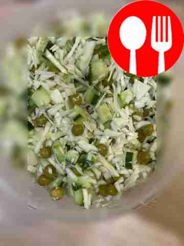 «Зеленый» хрустящий салат