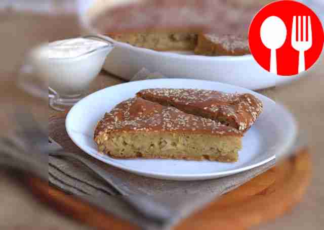 Заливной пирог с капустой в духовке