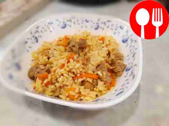 Вкусный рассыпчатый плов со свининой