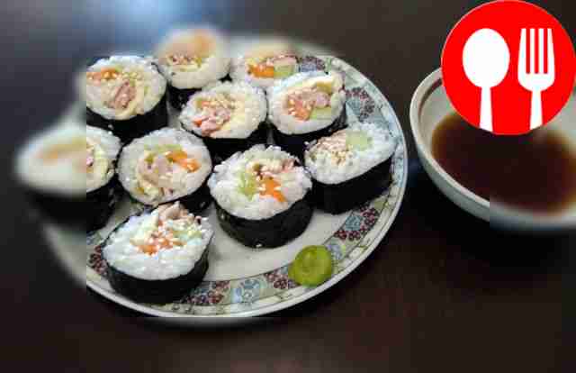 Korean rolls (kimbap)