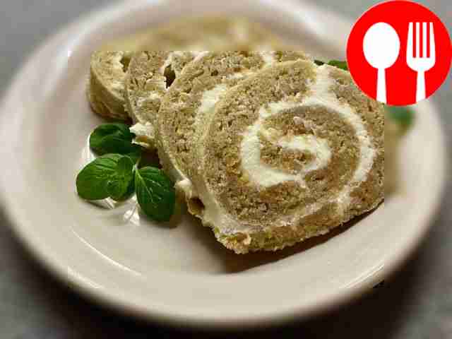 Осенний рулет из тыквы