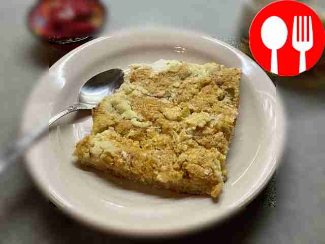 Насыпной яблочный пирог