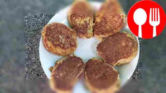 Овсяные оладьи с йогуртом