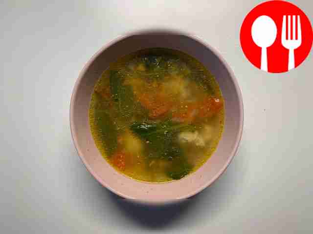 Легкий куриный суп для ПП
