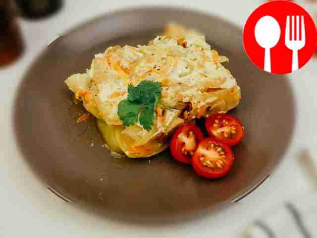 Картофельная запеканка с рыбой