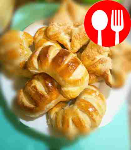 Вкусные слойки к чаю