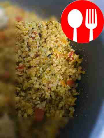 Add carrots and bell peppers, stir.