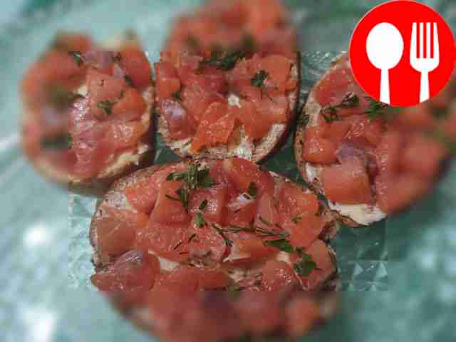 Бутерброды с семгой