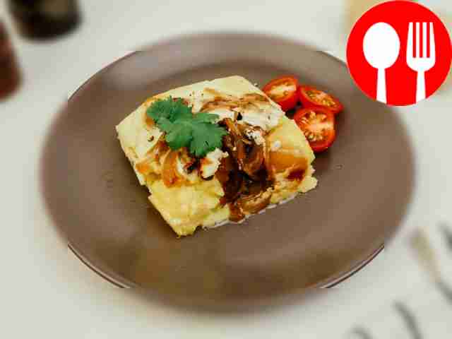 Картофельная запеканка с грибами