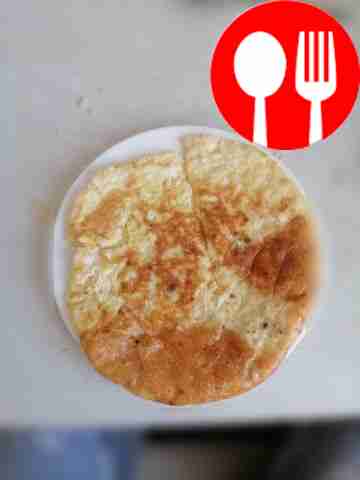 Яичница-болтунья со сванской солью