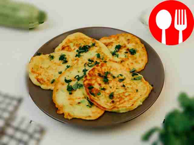 Оладьи из кабачков с чесноком