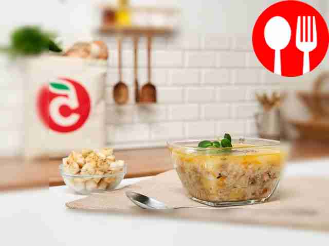 Суп из рыбных консервов с рисом с укропом