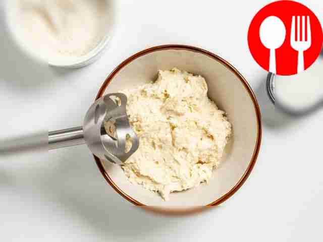 Prepare the curd dough. Mix cottage cheese...