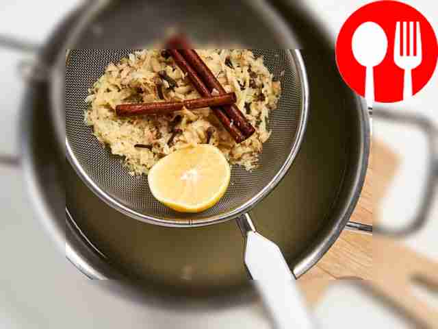 Finish cooking. When the drink is ready,...