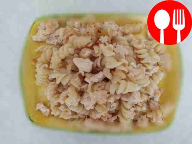 Pasta with minced turkey