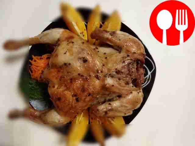 Курица с апельсинами