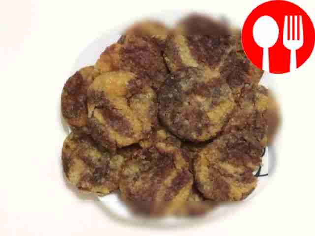 Песочное печенье зебра Zebra shortbread