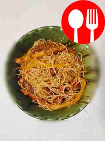 Фунчоза в соусе терияки