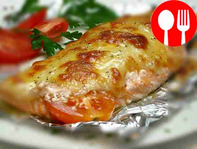 Запеченная сочная семга в фольге