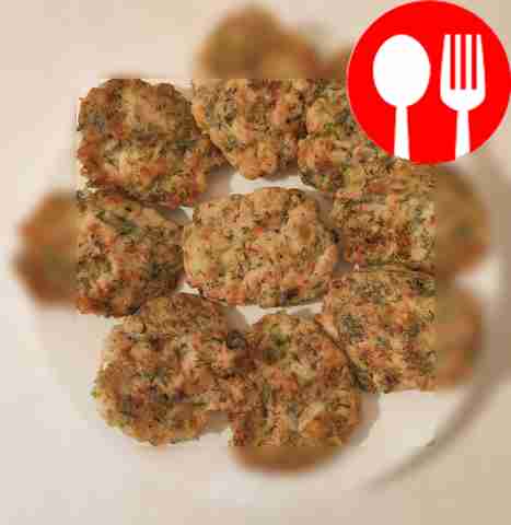 Куриные котлеты c зеленью и сыром Chicken cutlets with herbs and cheese