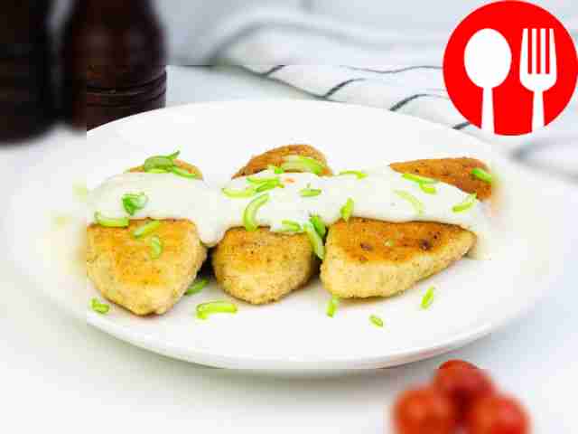 Chicken cutlets with cheese