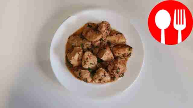 Чахохбили с грецким орехом