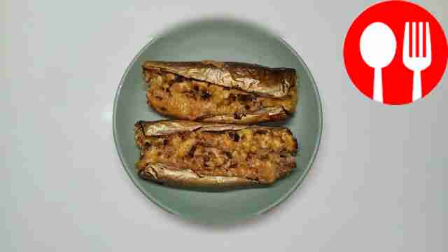 Mackerel with champignons