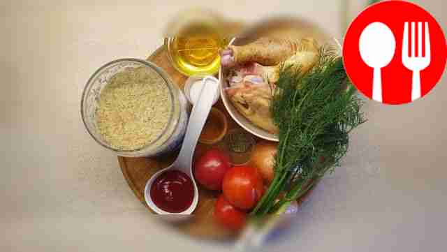 Wash the chicken carcass, cut into portions,...