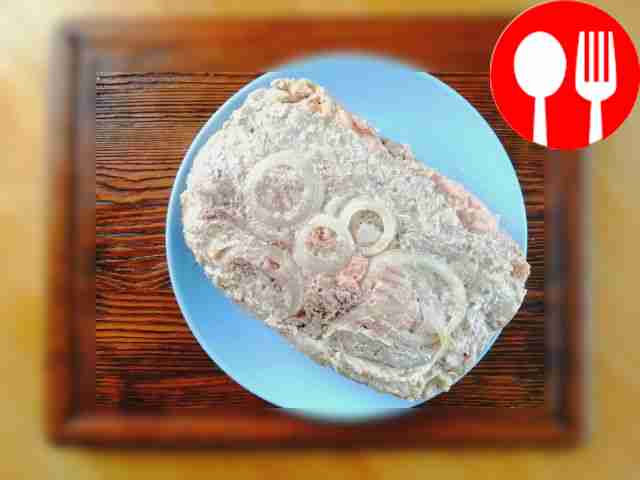 Baked pink salmon with mackerel