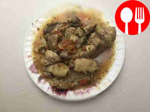 Оригинальное чахохбили с коньяком