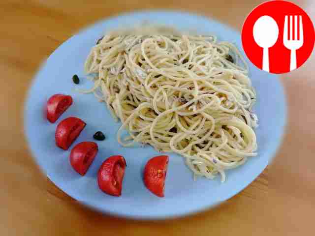 Serve the spaghetti in flat servings. Use...