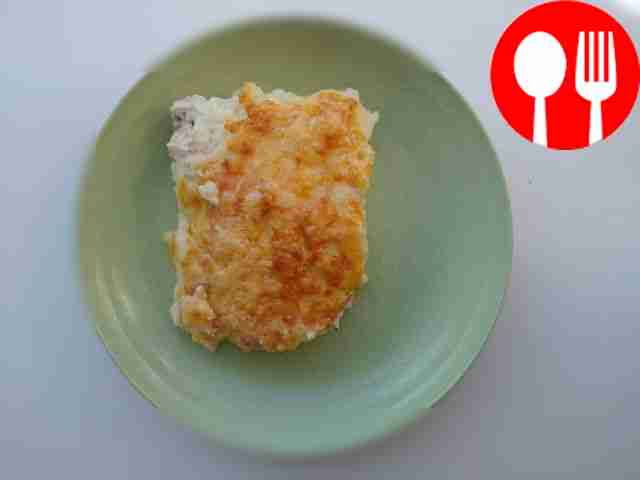 Delicate fondue with Bechamel sauce