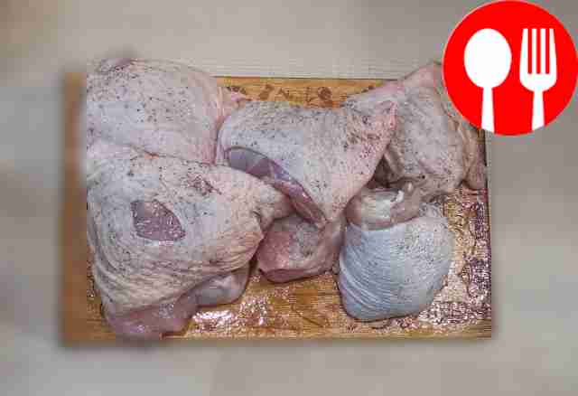 Take chicken thighs, remove excess bones and...