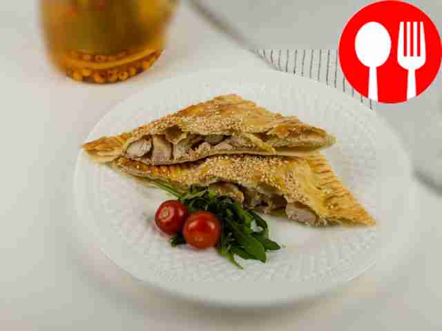 Слойки с курицей