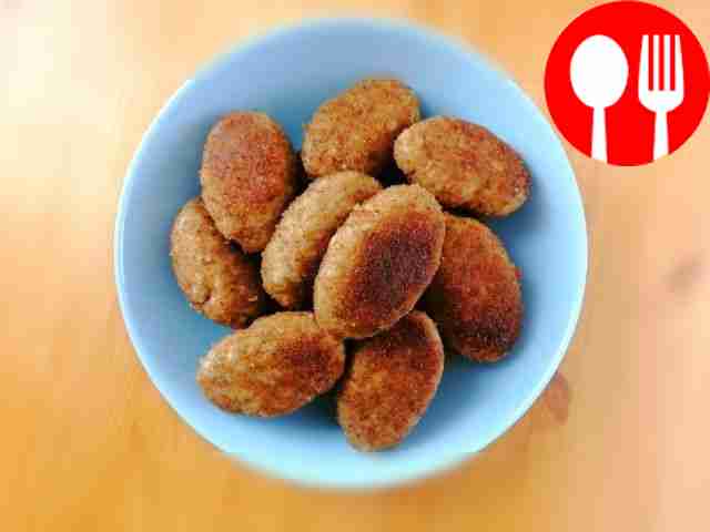 Homemade mackerel sausages