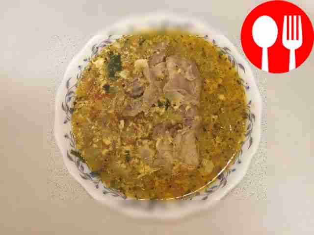 Наваристое чахохбили с петрушкой и яйцами