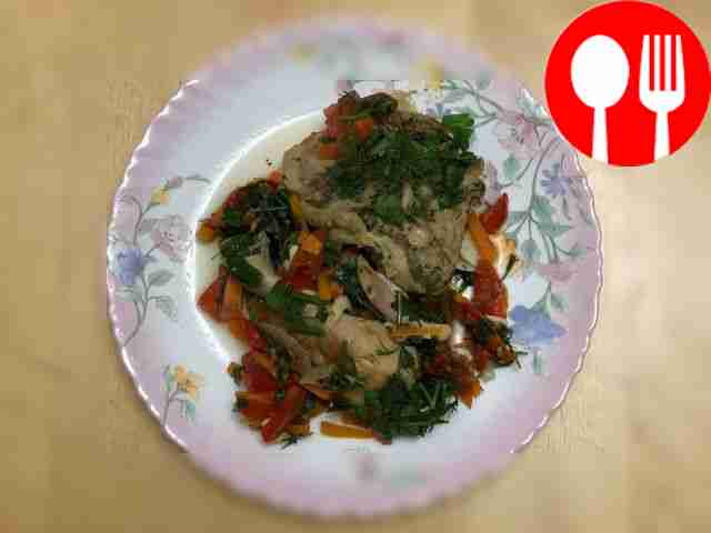 Чахохбили в мультиварке с прованскими травами