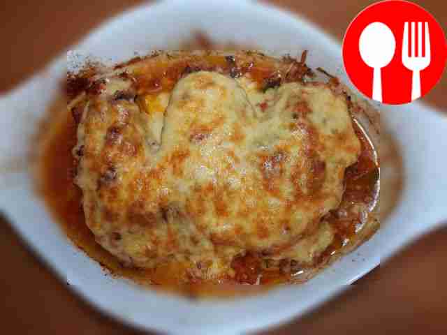 Juicy baked chicken with salsa