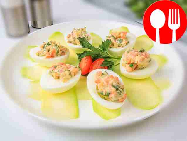 For a beautiful presentation, place thin...