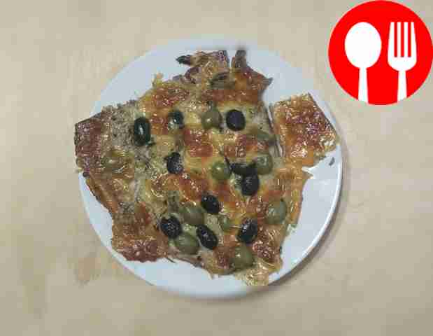 Скумбрия с сулугуни