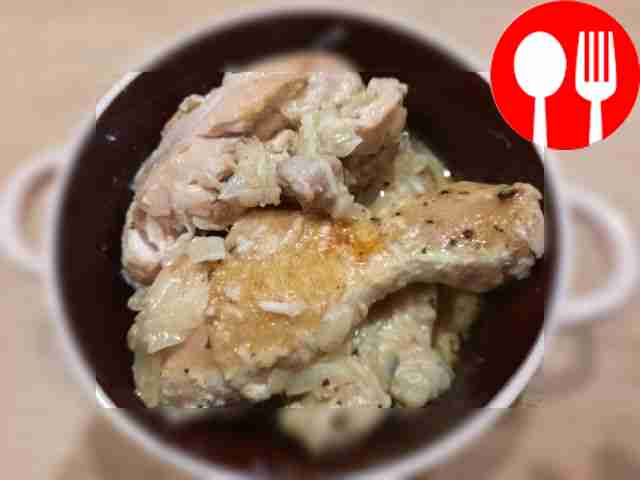 Нежное чахохбили из курицы со сметаной