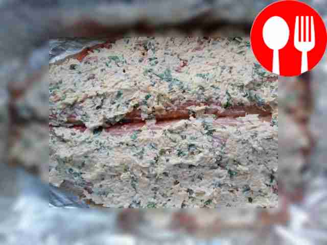 Clean the fish and cut off its head and tail....