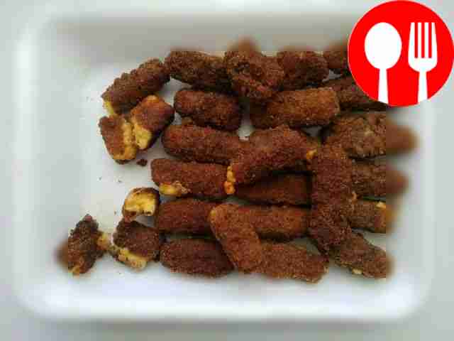 Ароматный жареный сыр Flavored fried cheese