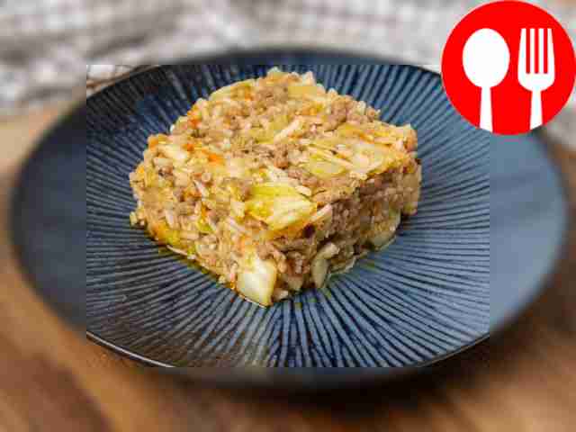 Кимчи с рисом и фаршем