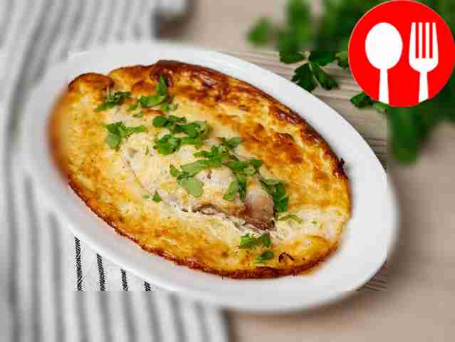 Окунь в яичной заливке