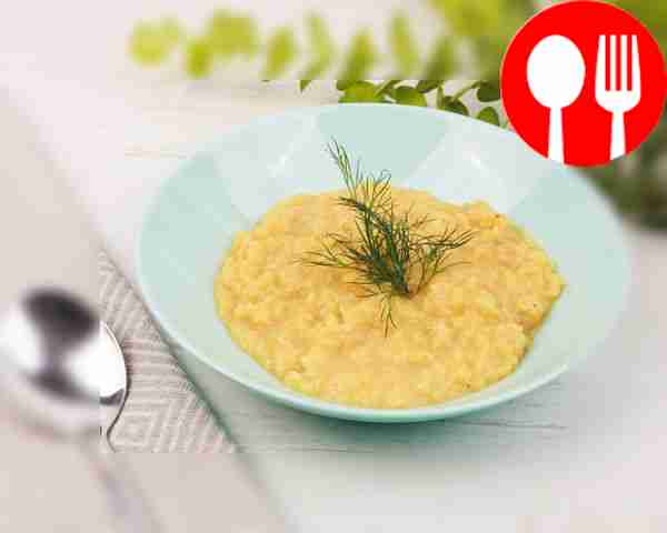 Каша из колотого гороха с зеленью Split pea porridge with herbs